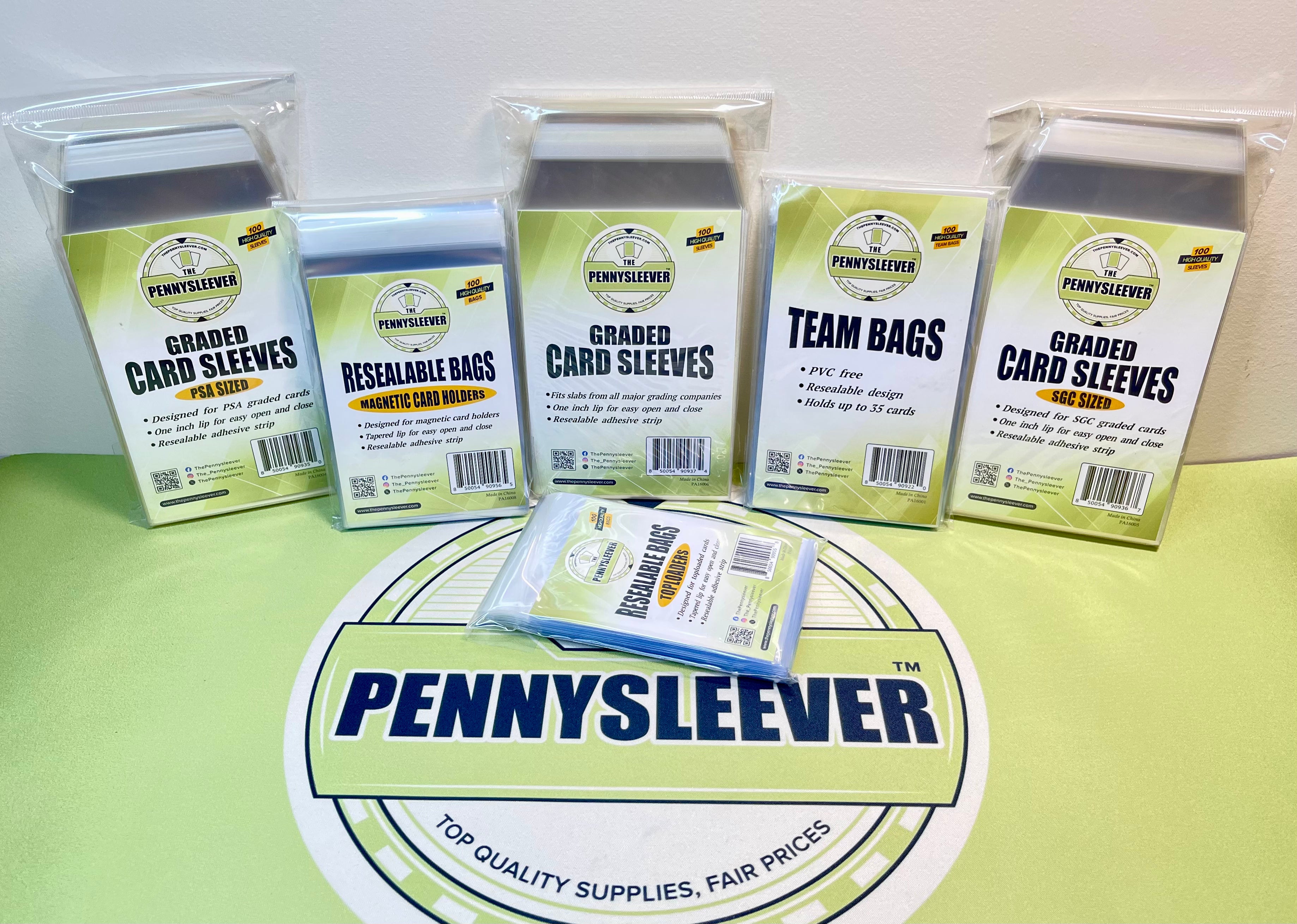 Cardboard Gold Resealable Team Bags Cardboard Gold Resealable Team Bags