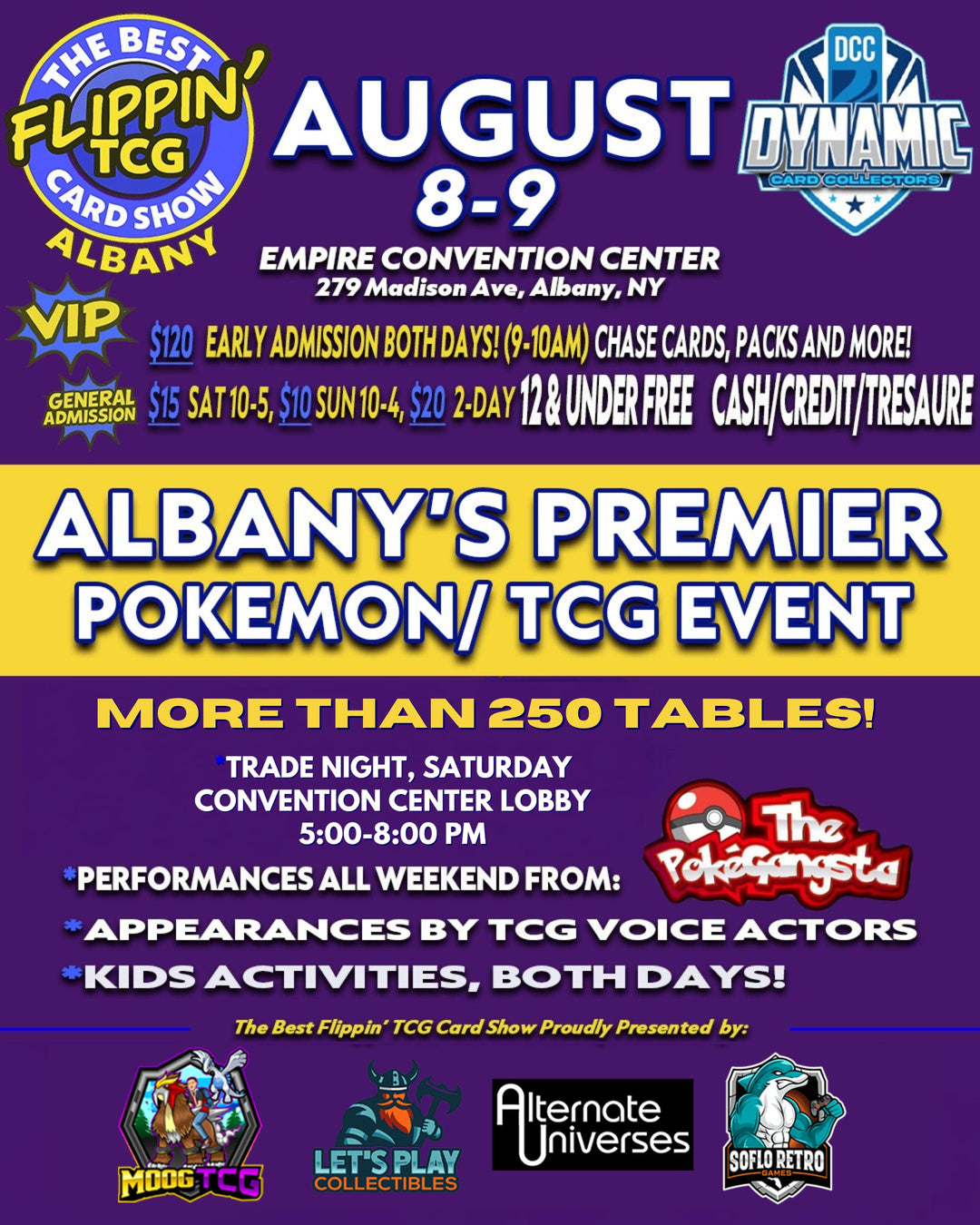 Best Flippin' TCG Show, Albany NY, August 8-9