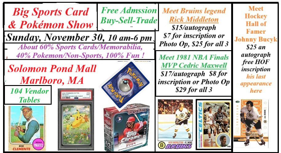 Solomon Pond Mall Show, Marlboro MA, November 30