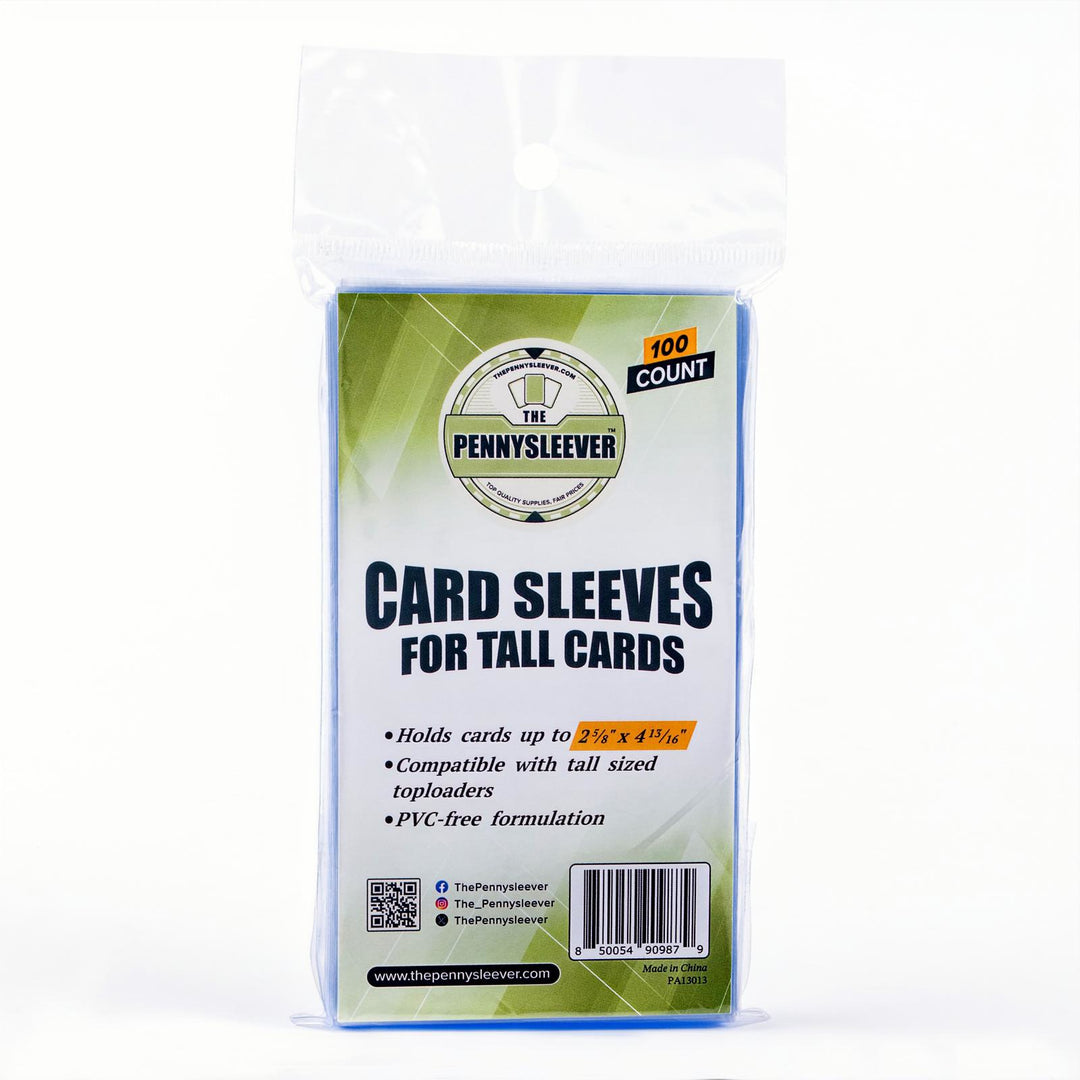 Card Sleeves for Tall Cards (100 count) Card Sleeves for Tall Cards (100 count)
