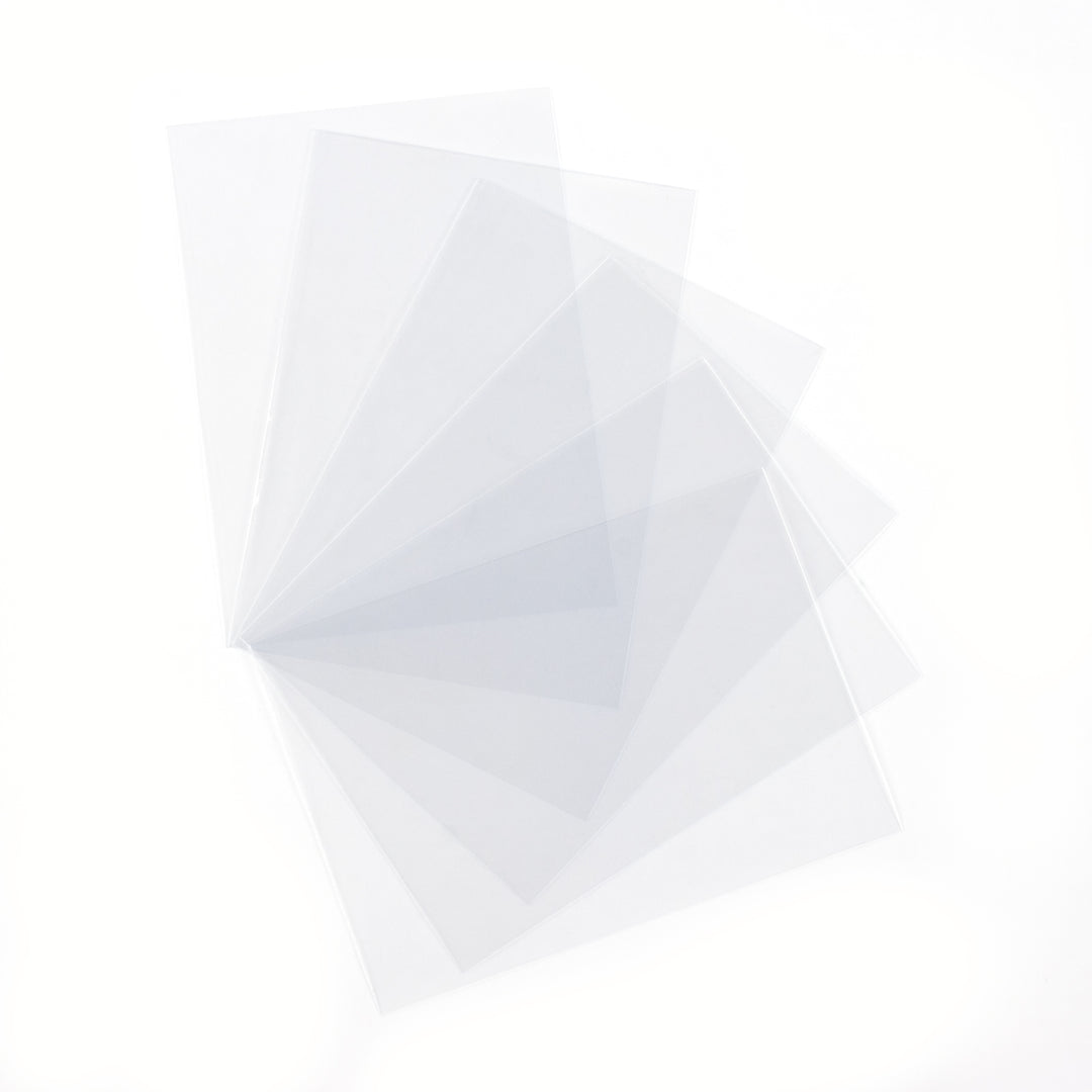 Sleeves sample of The Pennysleever Exquisite Fit Inner Sleeves on a white background.