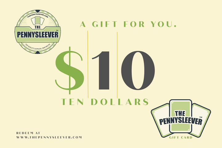 A ten dollar gift card from The Pennysleever.