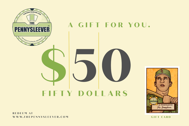 A 50 dollar gift card for The Pennysleever.