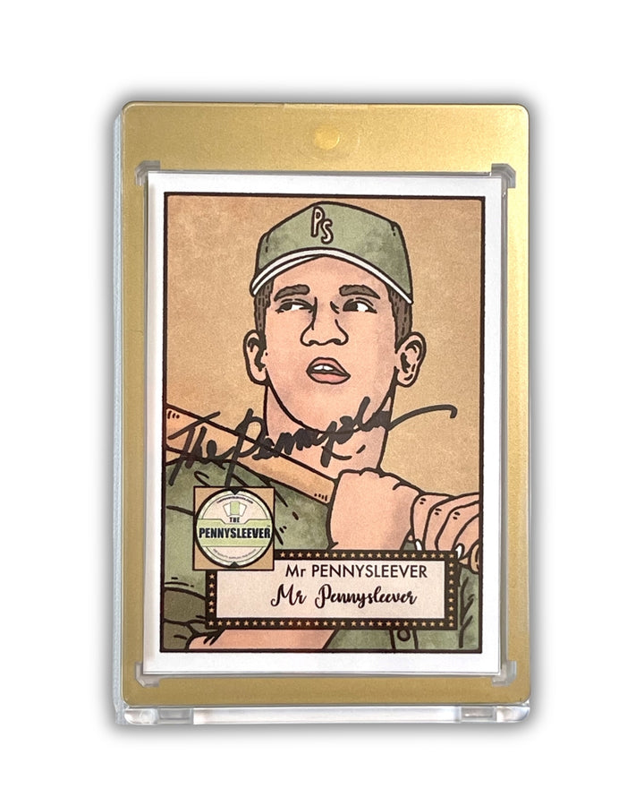 The Pennysleever Color Frame gold 35 pt Magnetic card holder