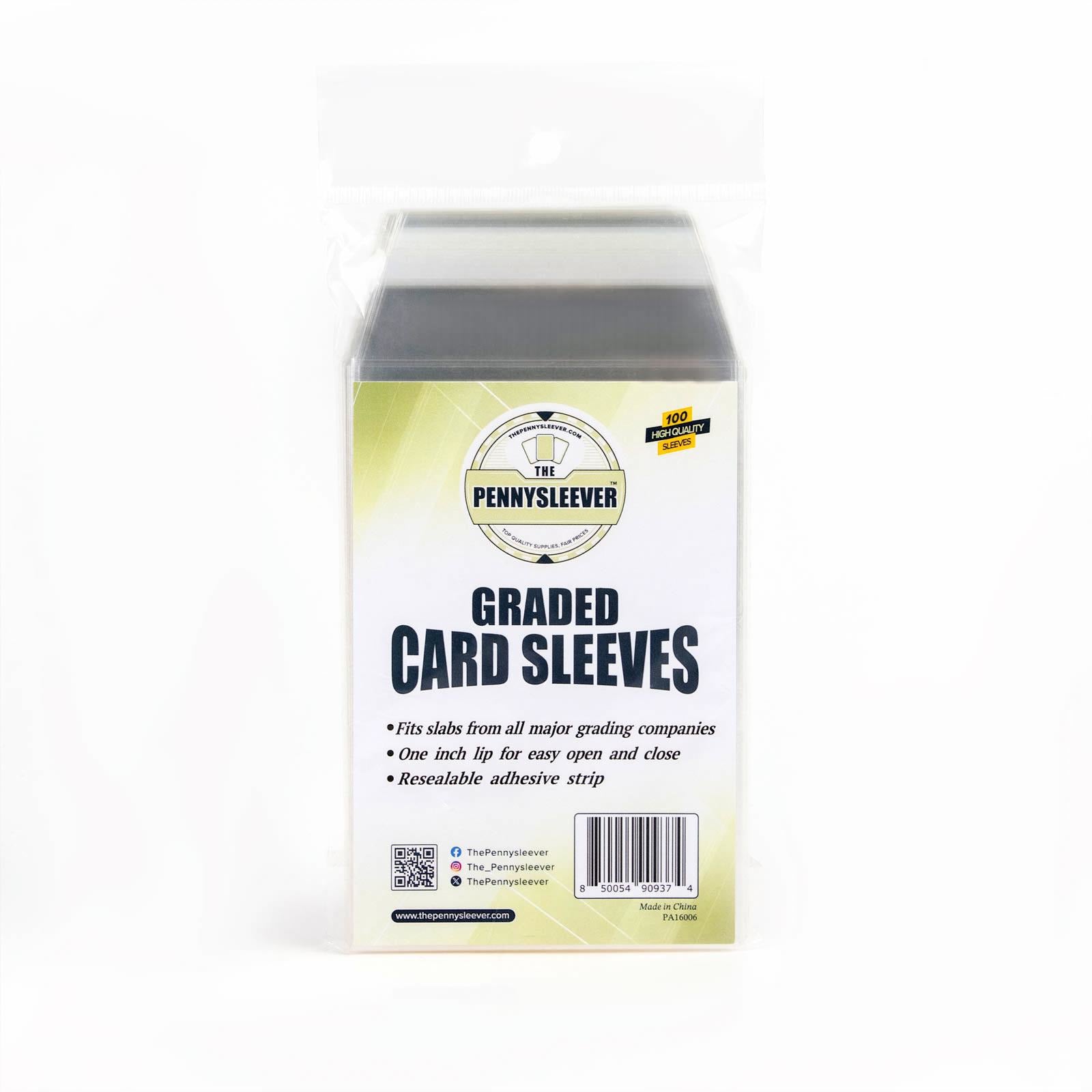 Resealable Graded Card Sleeves (100 count) 1 unit (100 sleeves)