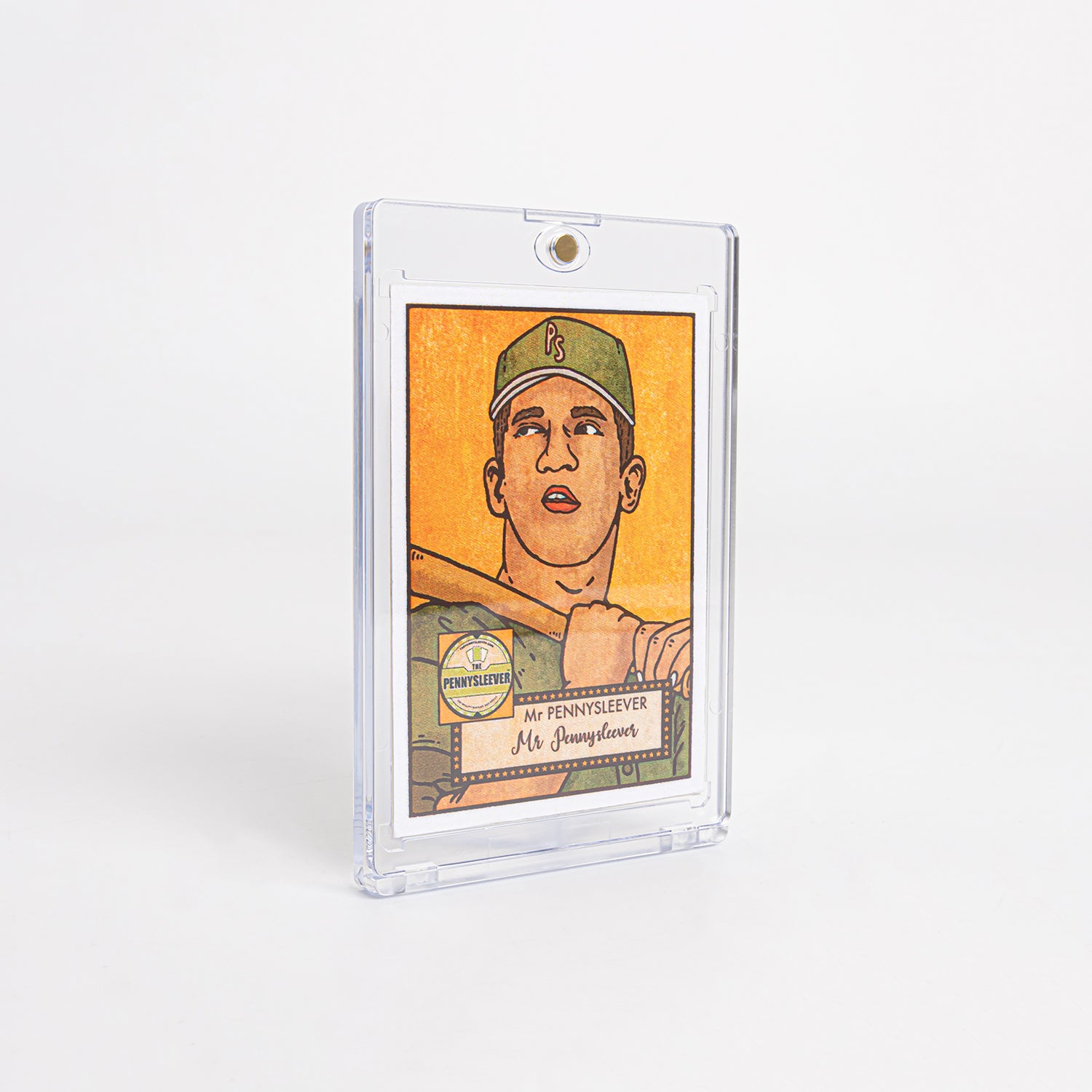 130 point magnetic card holder at a 45 degree angle with a white background.