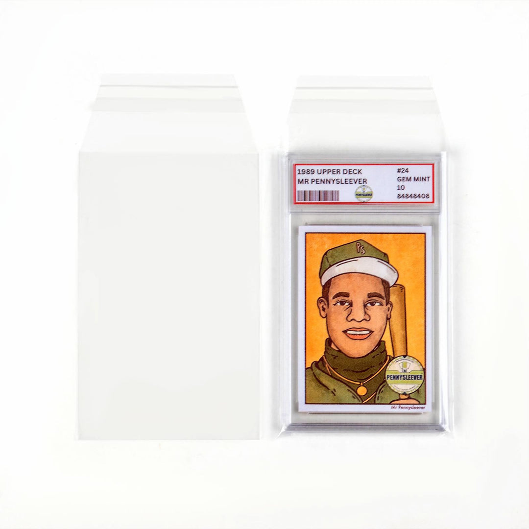 PSA Graded Card Sleeves | The Pennysleever 1 unit (100 sleeves) PSA Graded Card Sleeves | The Pennysleever 1 unit (100 sleeves)