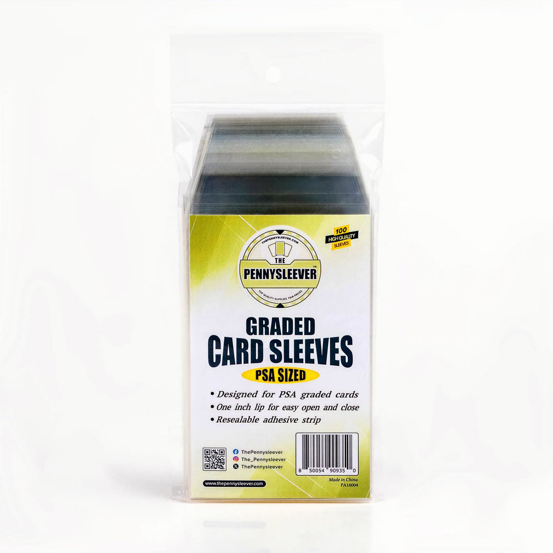 PSA Graded Card Sleeves | The Pennysleever 1 unit (100 sleeves) PSA Graded Card Sleeves | The Pennysleever 1 unit (100 sleeves)