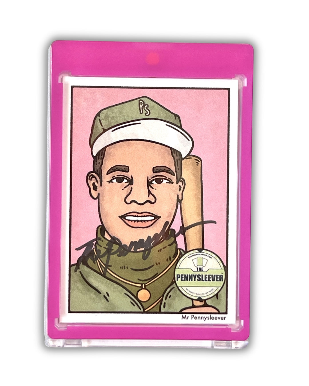 The Pennysleever Color Frame pink 35 pt Magnetic card holder