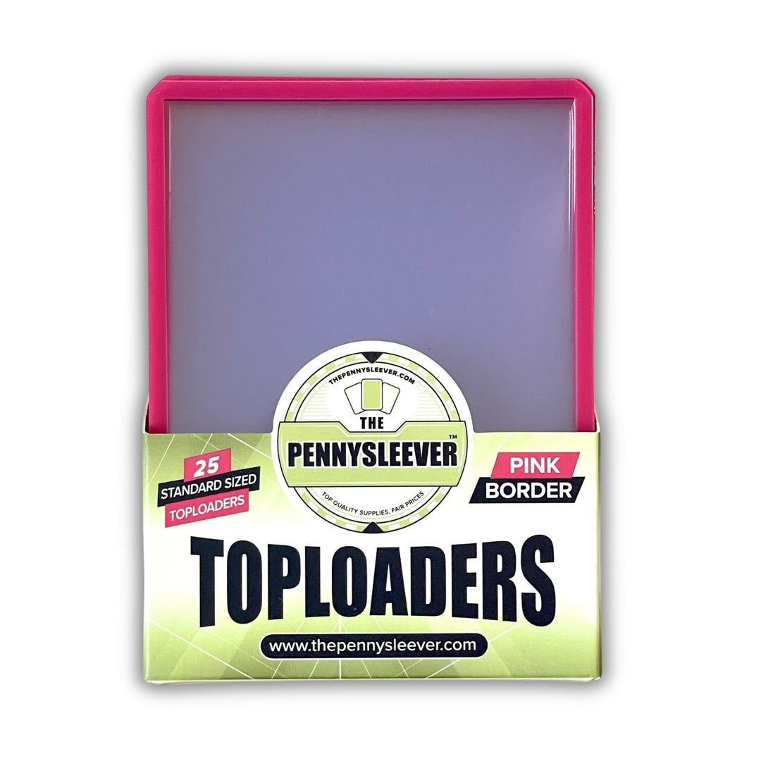 Pack of The Pennysleever Pink Toploaders