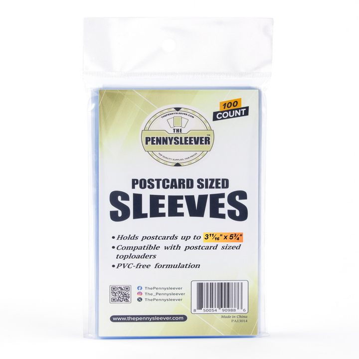 Postcard Sized Sleeves (100 count)