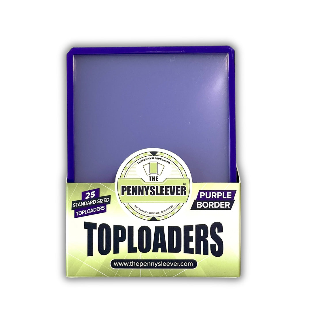 Pack of The Pennysleever Purple Toploaders