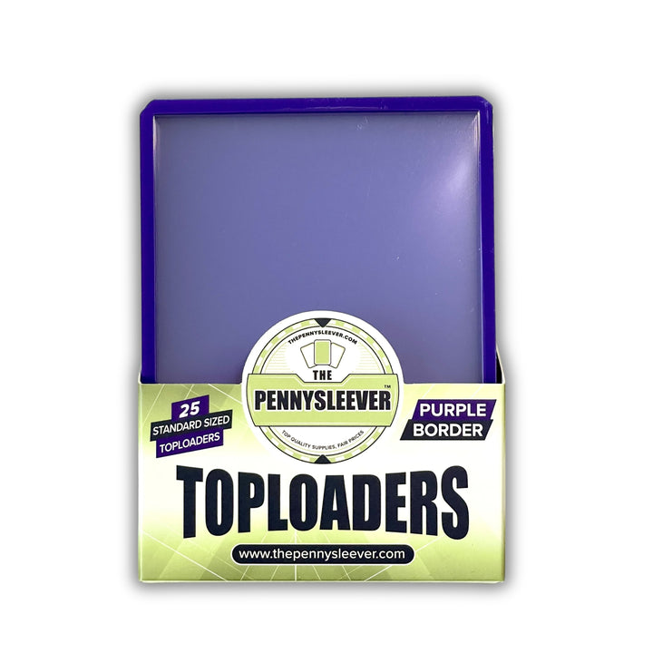 Pack of The Pennysleever Purple Toploaders