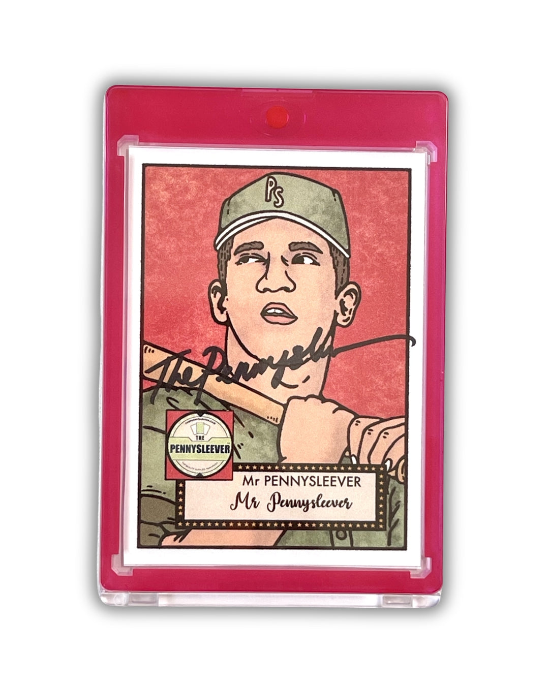 The Pennysleever Color Frame red 35 pt Magnetic card holder