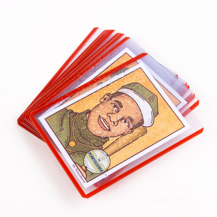35 pt Colored Border Toploader (25 count)