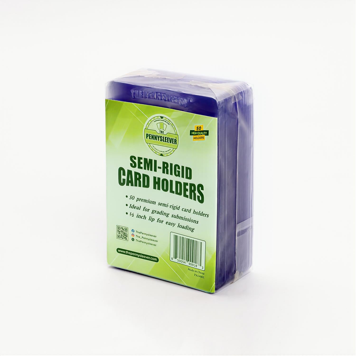 50 Card Capsule Large Semi-Rigid PSA Grading Submission Holders – Plastic Trading Card Holders