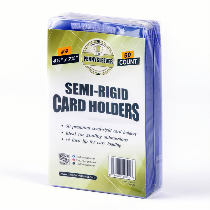 Semi-Rigid Card Holder #4 (4¹⁄₂'' x 7¹⁄₈'') (50 count)