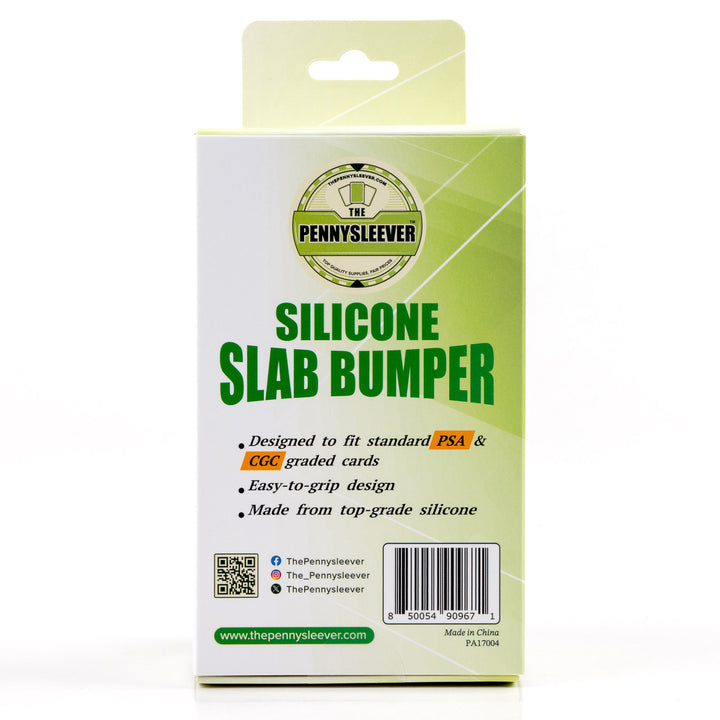 PennySleeve silicone slab bumper packaging on a white background