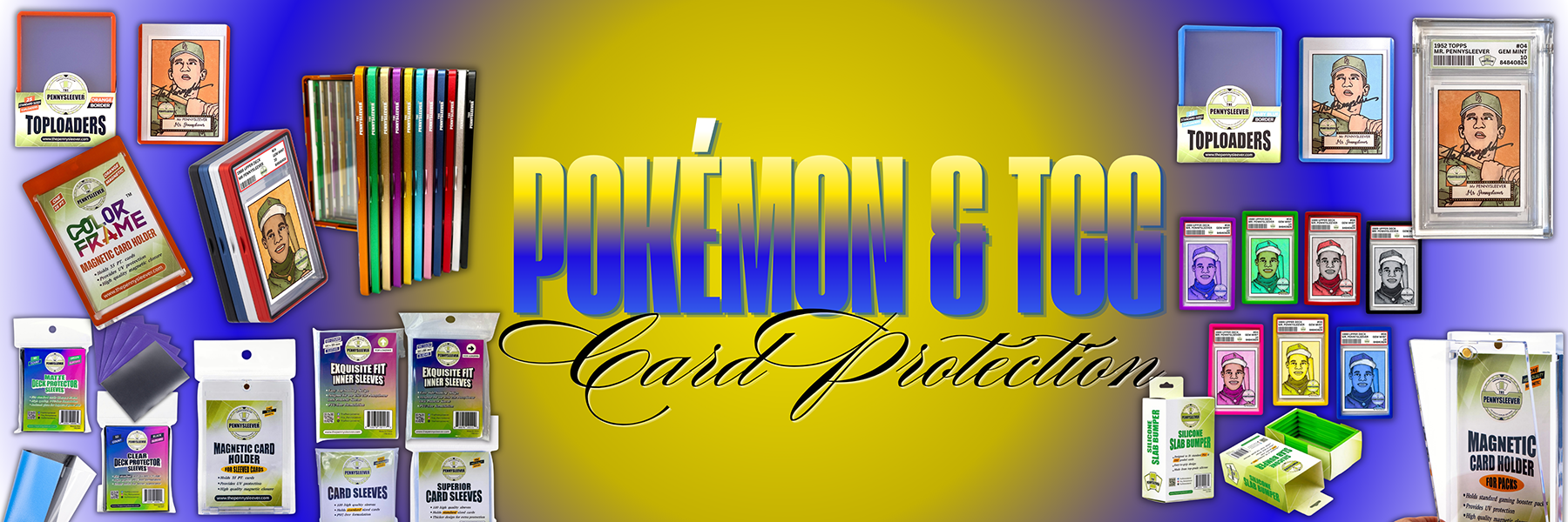 Pokémon and TCG card protection supplies from The Pennysleever