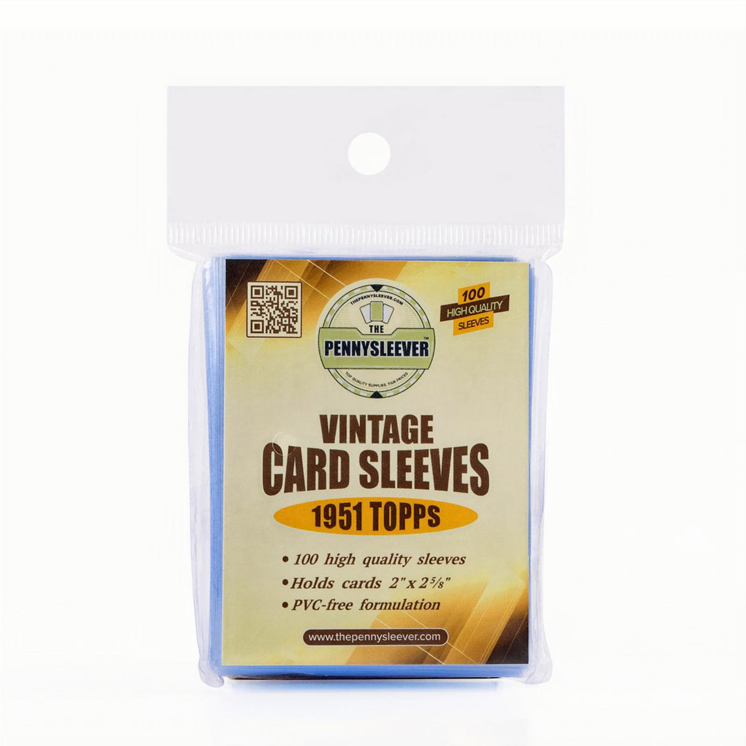 topps cards sleeves Vintage Card Sleeves 1951 Topps (100 count) Single (1 unit)