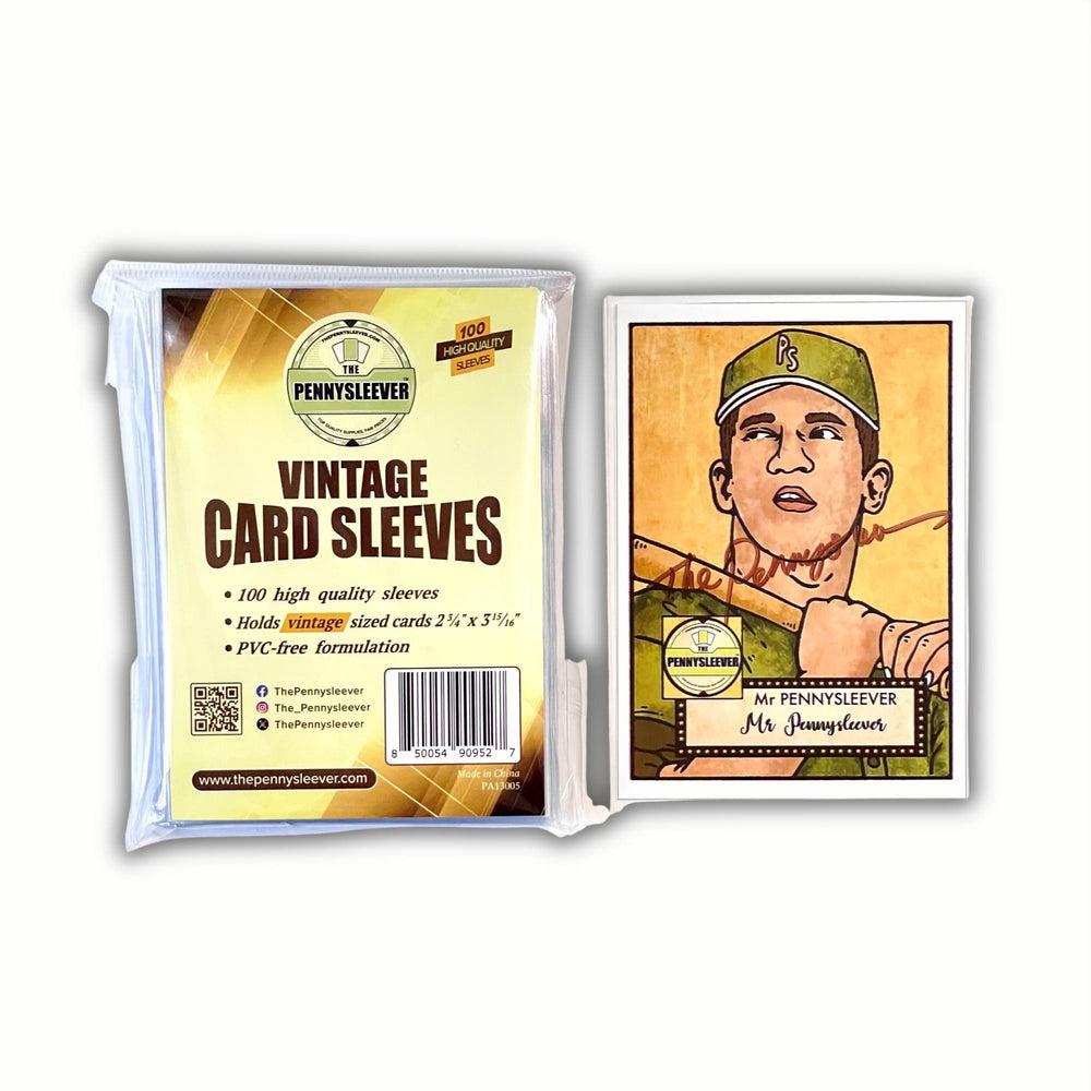 Vintage Card Sleeves (100 count) The Pennysleever Vintage Card Sleeves (100 count) The Pennysleever