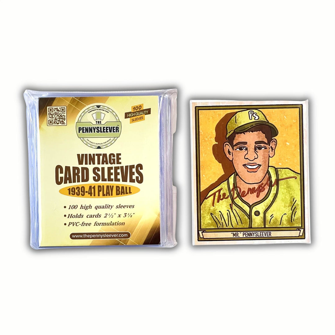 Vintage Card Sleeves Play Ball (100 count) Vintage Card Sleeves Play Ball (100 count)
